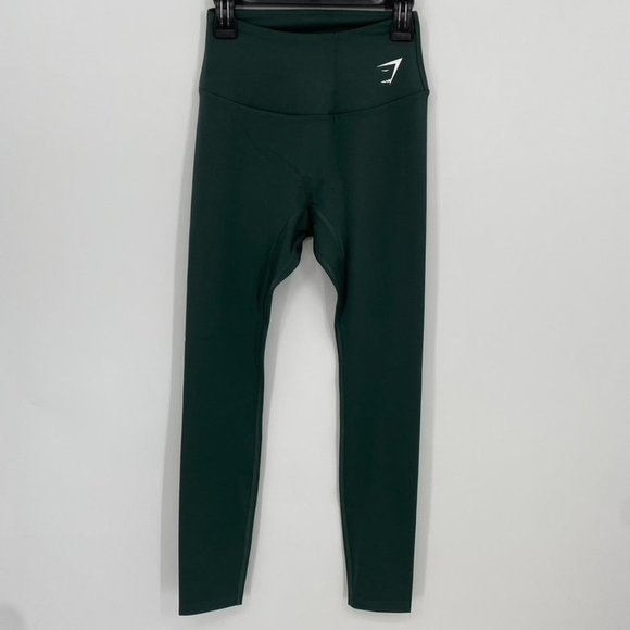 Gymshark Green Training 7/8th Leggings - Picture 1 of 3